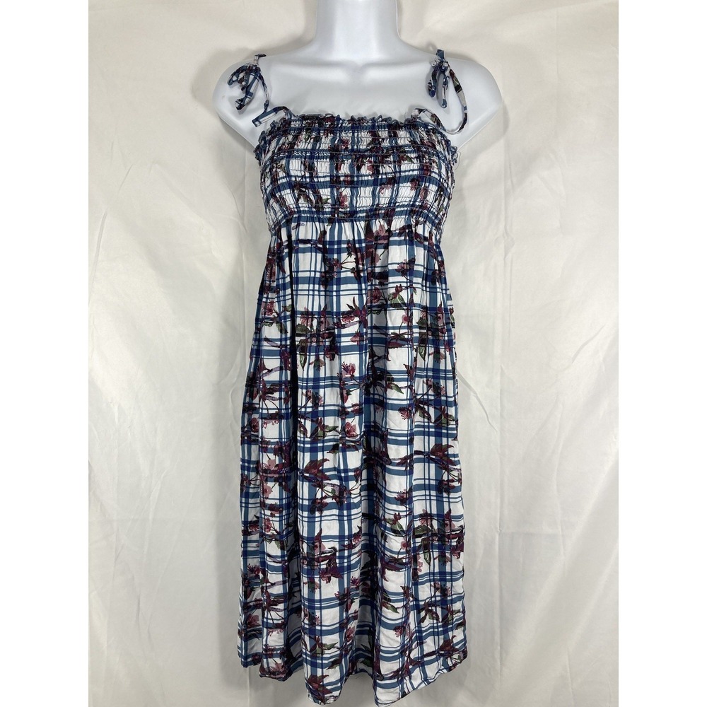 OP OCEAN PACIFIC Paisley Blue Orange Beach SWIM Cover Up Dress Size Small